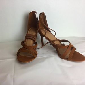 Loft Strap Brown Heels
